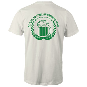 Men's Australian Drinking Team (Front + Back Print) T-shirt