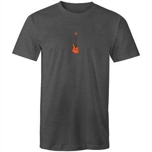 Men's Orange Guitar T-shirt