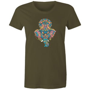 Women's Colourful Ganesha T-shirt