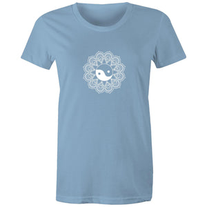 Women's Yin Yang Mandala T-shirt