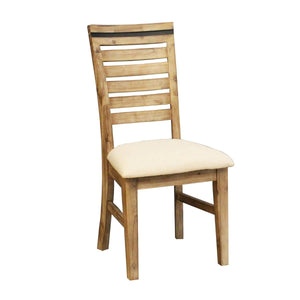 Leatherette Solid Acacia Wood Dining Chairs