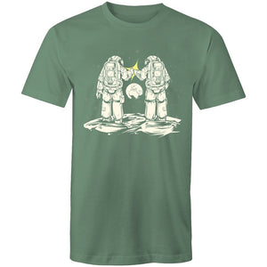 Men's Fist Bumping Astronauts T-shirt