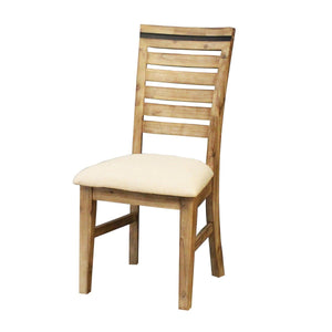 Leatherette Solid Acacia Wood Dining Chairs