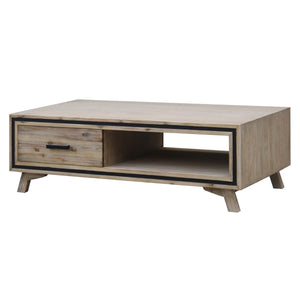 Solid Wood Acacia & Veneer Coffee Table