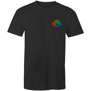 Men's Tie Dye Hippie House Pocket T-Shirt
