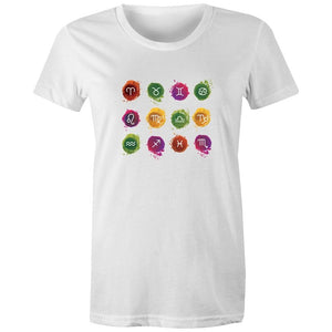Women's Horoscope Badge T-shirt