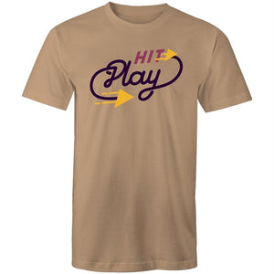Men's Hit Play Music T-shirt