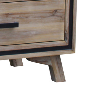 Solid Acacia Dresser With 6 Storage Drawers