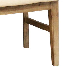 Leatherette Solid Acacia Wood Dining Chairs