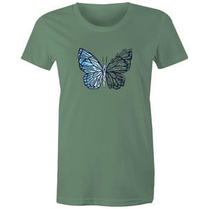 Women's Crystal Butterfly T-shirt