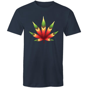 Men's Cannabis Leaf Art T-shirt