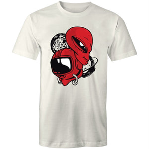 Men's Red Alien Space T-shirt