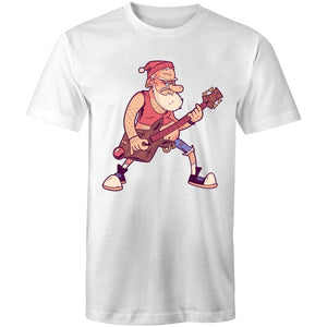 Men's Santa Christmas Rock T-shirt