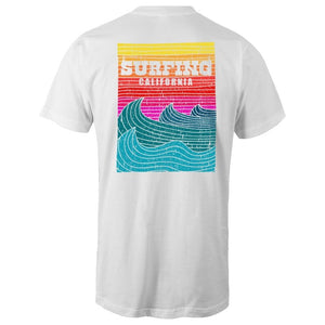 Men's Long California Surfing Tee