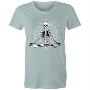 Women's Meditating Skeleton T-shirt