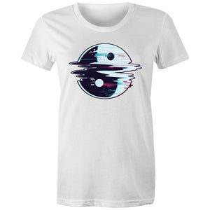 Women's Glitching Yin Yang T-shirt