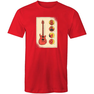 Men's Guitar Diagram T-shirt