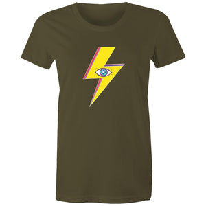 Women's Lightning Bolt Eye T-shirt