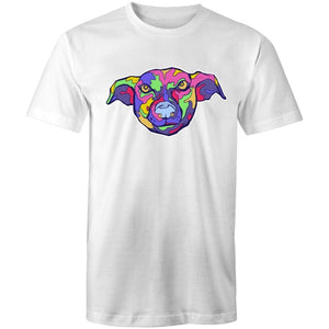 Men's Trippy Multi-Colour Dog T-shirt