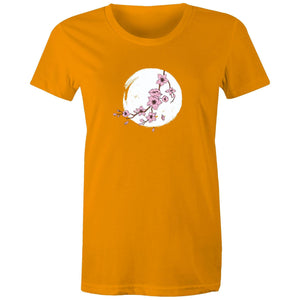 Women's Cherry Blossom Moon T-shirt