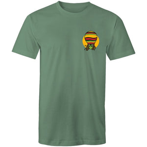 Men's Rasta Alien Dreadlock Pocket T-shirt