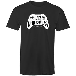 Men's Not Afraid To Beat My Children At Video Games T-shirt
