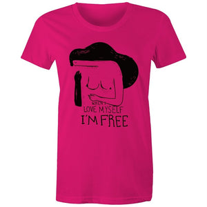 Women's When I Love Myself I'm Free T-shirt