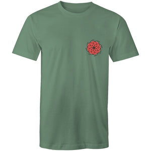Men's Red Lotus Pocket Logo T-shirt