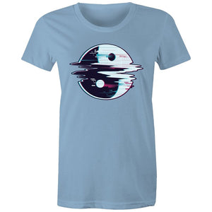 Women's Glitching Yin Yang T-shirt