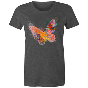 Women's Watercolour Butterfly T-shirt