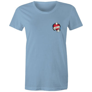 Women's Love Pocket Badge T-shirt