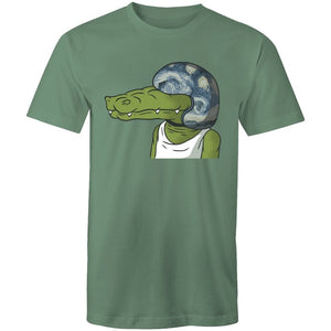Men's Crocodile With Helmet T-shirt