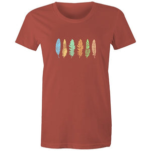 Women's Feather Print T-shirt