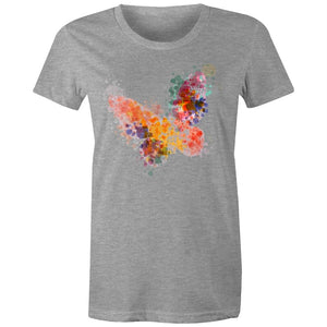 Women's Watercolour Butterfly T-shirt