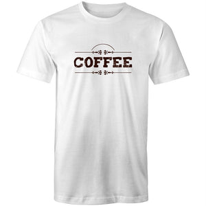 Men's Coffee Lettering T-shirt
