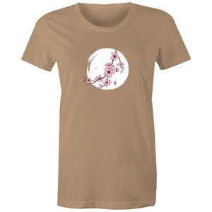 Women's Cherry Blossom Moon T-shirt