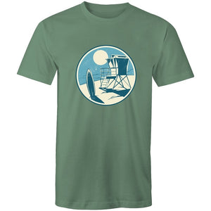 Men's LifeGuard Tower Beach T-shirt