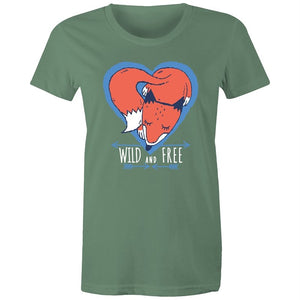 Women's Cute Wild And Free T-shirt