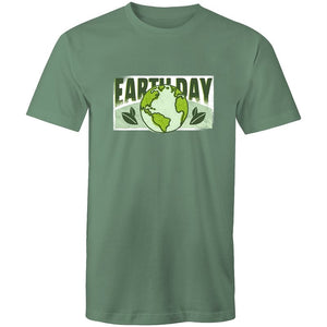 Men's Earth Day Green Logo T-shirt