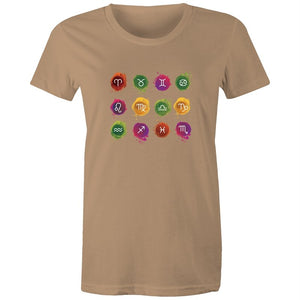 Women's Horoscope Badge T-shirt