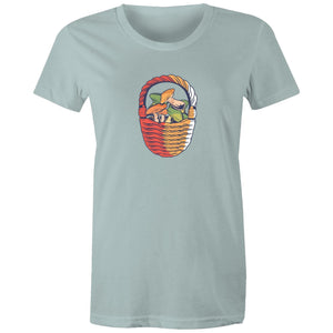 Women's Mushroom Basket T-shirt
