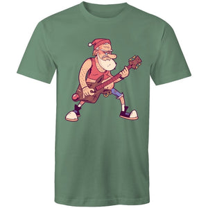 Men's Santa Christmas Rock T-shirt