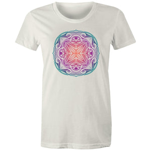 Women's Colourful Mandala T-shirt