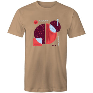Men's Abstract Coffee Bean T-shirt