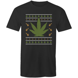 Men's Mary Jane Christmas Sweater Graphic T-shirt
