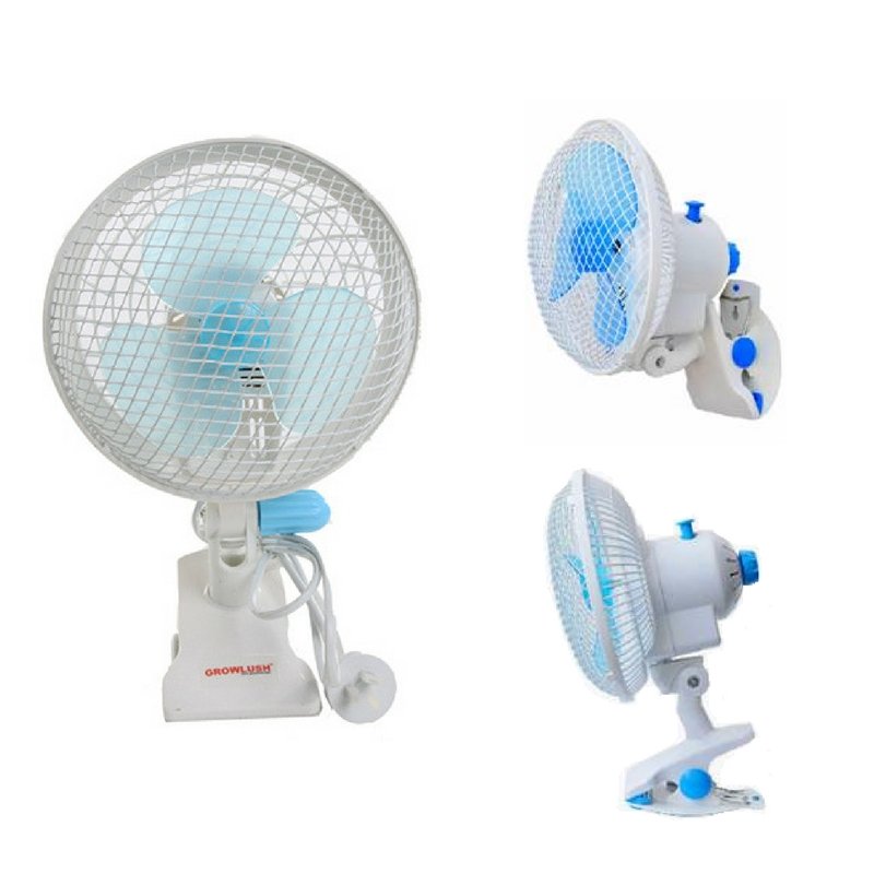 180mm Oscillating Hydroponic Fan With Clamp