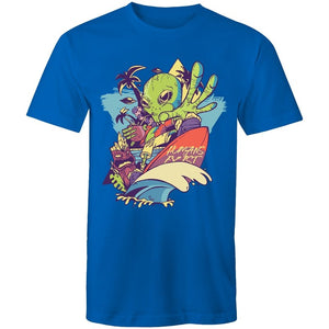 Men's Cool Surfing Alien T-shirt