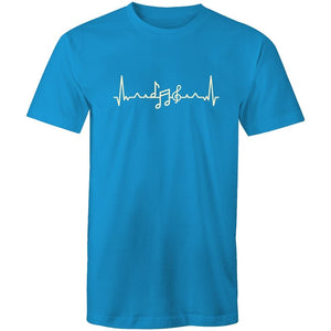 Men's Music Heart Beat T-shirt