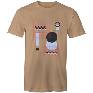 Men's Abstract Grid T-shirt