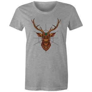 Women's Mandala Reindeer T-shirt